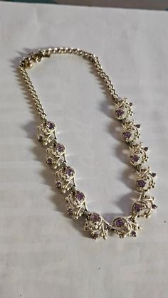 Please inspect photos for condition. Any questions please ask. All items are vintage or Antique and may have slight defects. Postage within 2 days of payment. Thank you for checking out my listing 😊 Retro Purple Jewelry For Gifts, Vintage Purple Jewelry For Anniversaries, Vintage Purple Jewelry For Anniversary, Vintage Purple Round Jewelry, Collectible Amethyst Purple Necklace, Vintage Purple Hallmarked Jewelry, Collectible Purple Amethyst Necklace, Collectible Amethyst Necklace In Purple, Vintage Lavender Jewelry