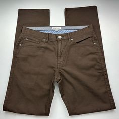 Excellent Pre-Owned Condition, No Signs Of Wear, Still Look And Feel Brand New, No Damage Measurements Included In Photos Smoke Pet And Odor Free Home Ships Out Next Business Day! {I} Brown Cotton Jeans With Straight Hem, Brown Pants With Five Pockets And Straight Hem, Brown Pants With Five Pockets Straight Hem, Brown Straight Hem Pants With Five Pockets, Brown Straight Pants With Five Pockets, Brown Flat Front Cotton Pants, Brown Cotton Straight Bottoms, Brown Cotton Flat Front Pants, Brown Straight Cotton Bottoms