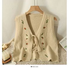 46954277568754 Spring Beige Acrylic Tops, Beige Floral Embroidery Sweater For Spring, Spring Beige Sweater With Floral Embroidery, Cottagecore Pants, Goblincore Dress, Cottagecore Skirts, Fairycore Dresses, Dresses Cottagecore, Cottagecore Dresses