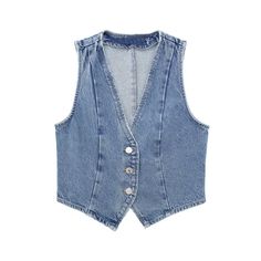 F00225269-102 Womens Denim Vest, Denim Pattern, Wishlist 2024, Fancy Fashion, Summer Sewing, Zach Bryan, Fashion Goals, Fits Inspo, Denim Patterns