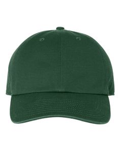 Clean Up Cap - DARK GREEN - ONE SIZE | 47 Brand Clean Up Cap in Dark Green | Cotton Branded Caps, Green Cap, 6 Panel Cap, Dad Caps, 47 Brand, Dad Hat, Leather Patches, Custom Leather, Metal Buttons