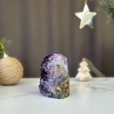 This is a unique Amethyst. The stone you will receive is the exact one as in the picture. ✧ MEASURES: Width: 2 in x Height: 3 in Weight 0.8 lb (381 gr) Spiritual Amethyst Crystal For Gift, Fluorite Crystals For Spiritual Gift, Amethyst Raw Stone Crystals For Gift, Fluorite Crystals For Gifts, Spiritual Style, Mystical Purple Crystals With Natural Stones, Purple Natural Stones For Healing, Spiritual Fluorite Crystals As Gifts, Unique Natural Stones Crystals For Gifts, Unique Natural Stones Crystals As Gifts