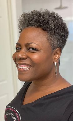 Short Natural Gray Hairstyles, Short Natural Hairstyles For Older Black Women, 4c Two Strand Twist, Short Tapered Hair For Black Women, Short Hairstyle Women Black Woman Natural Hair, Natural Gray Hair Over 50 Black Women, Black Gray Hair, Two Strand Twist Out, Natural Short Hair