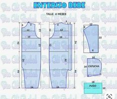 an image of the pattern for a men's tank top, with measurements and instructions