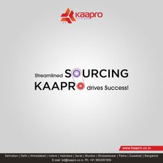 the logo for kaapro is shown in black and white, with red letters