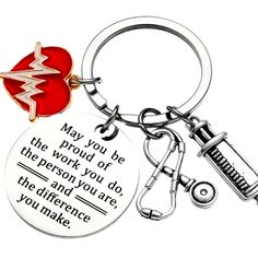 Great Gift For Your Favorite Nurse, Doctor, Or Anyone You Want To Recognize In The Health Care Industry. Gifts For Healthcare Workers, Nurse Doctor, Healthcare Workers, Healthcare Industry, Key Card Holder, Card Holders, Health Care, Great Gifts, Women Accessories