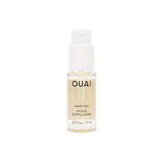 This ultra-lightweight hair oil is color-safe and provides heat protection while fighting frizz and smoothing hair. Highlighted Ingredients: AMA OIL - a combination of Sunflower Seed Oil & Amaranth Seed Extract, it helps keep hair strong and protected against humidity BORAGE OIL – A nutrient rich oil that smoothes frizz and nourishes hair GALANGA ROOT EXTRACT - Helps protect the hair fibers from color fading due to UV exposure. APPLICATION WET HAIR •Start with one pump and apply from the eyeline Target Hair Care, Ouai Hair Oil, Target Shop, Ouai Hair, Smoothing Hair, Target Hair Products, Borage Oil, Travel Hairstyles, Frizz Free Hair