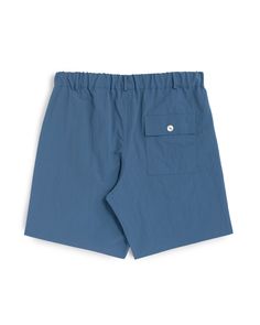 Tackle your next adventure with the Utility Short. Utilizing a soft and robust ripstop fabric, these are quite possibly the coolest shorts around. Good for promenading, traversing and even spelunking. Raisins and peanuts not included. 100% Japanese Ripstop Nylon Elasticized waist Two Rear Pockets Internal Drawstring Made in Canada Summer Outdoor Bermuda Shorts With Side Pockets, Blue Cargo Pocket Shorts, Blue Cargo Shorts For Summer, Blue Cotton Shorts With Patch Pockets, Summer Nylon Shorts With Hip Pockets, Summer Outdoor Shorts With Hip Pockets, Outdoor Shorts With Patch Pockets, Blue Patch Pocket Shorts For Summer, Shorts With Patch Pockets For Outdoor Activities