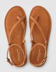 American Eagle Sandals, Fashion Shoes Sandals, Leather Slide Sandals, Fashion Heels, Mens Outfitters