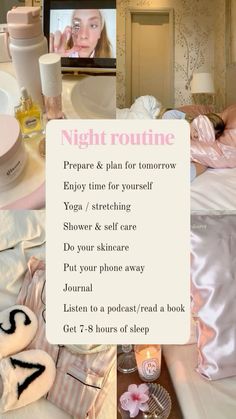 Aesthetic Evening Routine, Routine Wallpaper, Night Routine List, Evening Routine Aesthetic, Evening Routine Checklist, Night Routine Checklist, Aesthetic Night Routine, Night Routine Aesthetic, Evening Routine Ideas