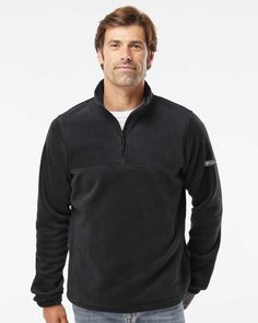 Steens Mountain™ Half Zip Pullover - BLACK - XXL | Columbia Steens Mountain Half Zip Pullover in Black Size XXL | Polyester King Fashion, Fleece Quarter Zip, Blank Apparel, Sustainable Style, Work Wear Women, Half Zip Pullover, Alternative Outfits, Woven Dress, Quarter Zip Pullover