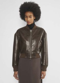 SYNERGY BOMBER Easy Shape, So Real, High Hips, Mocha Brown, Everyday Luxuries, Winter 2024, Leather Care, Welt Pocket, Zip Hoodie