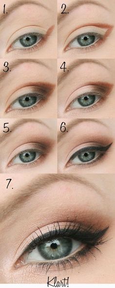 Mata Hooded, Gold And Brown Eye Makeup, Brown Eye Makeup Tutorial, Make Up Mata, Halloweenský Makeup, Eyeshadow Tutorial For Beginners, Diy Makeup Remover, Tutorial Eyeliner, Eyeliner Tips