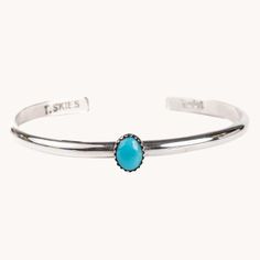 Like looking at the sunrise, you'll look out onto every day with possibility when wearing Dawn's Light turquoise bracelet. Our local artisans handcraft each genuine turquoise stone bracelet with Sterling Silver. This one takes your look to another level, whether making a statement solo or stacking with your collection. Classic Turquoise Sterling Silver Bracelets, Turquoise Sterling Silver Oyster Bracelet, Sterling Silver Turquoise Oyster Bracelet, Turquoise Oyster Bracelet In Sterling Silver, Elegant Sterling Silver Bracelet With Turquoise, Turquoise Sterling Silver Cuff Bracelet With Polished Finish, Adjustable Turquoise Bracelets With Polished Finish, Adjustable Turquoise Bracelet With Polished Finish, Turquoise Bracelets With Polished Finish As A Gift