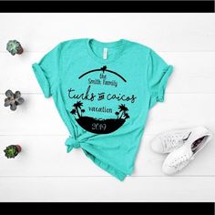 Bella Canvas Tops | Custom Family Beach Vacation Tshirt | Poshmark 10 Piece Capsule Wardrobe, Beach Vacation Packing, Vacation Tshirt, Beach Vacation Packing List, Family Vacation Tshirts, Vacation Tshirts, Sunny Vacation, Bali Vacation, Diy Shirts