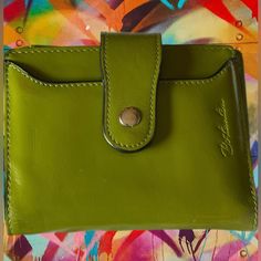 Gorgeous Green Bostanten Wallet Nwot Featuring: Gorgeous Color Green Leather Rfid Security Two Button Closure Design Makes Sure It Stays Closed And Flat When Stuffed Contains 9 Credit Card Slots, 1 Id Window, 1 Coin Zipper Pocket On Back, And 2 Full Length Compartments For Money (Can Hold 40 Bills) Measures Approximately: 3.93”H X 4.72”L X 0.78”D Nwot Smoke Free & Away From Pets Thank You For Visiting Kristine Casual Green Wallet For Daily Use, Green Leather Coin Purse With Rfid Blocking, Green Bifold Coin Purse For Everyday Use, Coin Purse With Snap Closure For Everyday Use, Everyday Coin Purse With Snap Closure, Casual Green Wallets For Everyday Use, Casual Green Wallet For Everyday Use, Classic Green Wallet For Daily Use, Everyday Coin Purse With Magnetic Closure