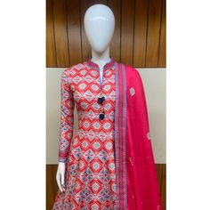 Dazzle up your party look by wearing this Pink Colored Party Wear Anarkali suit. This killer silk party wear suit is beautifully adorned with designer designer patola digital printed long kali Work as shown which makes it appear graceful. This fully stitched anarkali suit comes along with cotton leggings bottom, can can net inner and mul cotton Dupatta. women can buy this ethnic anarkali suit to wear for their upcoming parties functions, receptions, engagement ceremony and family occasions, wher Party Wear Anarkali, Silk Anarkali Suits, Silk Anarkali, Engagement Ceremony, Cotton Dupatta, Silk Art, Baby Skin Care, Party Look, Anarkali Suit