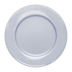 an empty white plate on a white background