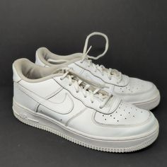 Check out Nike AF1 Air Force One 314192-117 Low White Sneaker Size 7Y, the latest item I added on eBay! #eBay #eBaySeller Casual Nike Air Force 1 Mid-top, Casual White Nike Air Force 1 Lace-up, Casual White Lace-up Nike Air Force 1, Air Force One, Force One, Air Force Ones, Iconic Style, Air Force 1 Low, 2015 Fashion