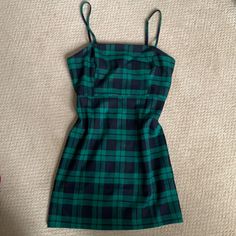 Nwt Perfect Condition Green And Black Plaid Grunge Dress From Forever 21. Nice Liner In Breast Area And Form Fitting. Smoke Free Household. Never Worn. Fitted Plaid Dress For Date Night, Plaid Sleeveless Mini Dress For Date Night, Sleeveless Plaid Mini Dress For Date Night, Fitted Plaid Mini Dress For Date Night, Forever 21 Green Fitted Mini Dress, Forever 21 Green Mini Dresses, Forever 21 Lined Mini Dress, Casual Green Forever 21 Dress, Forever 21 Green Dress For Date Night