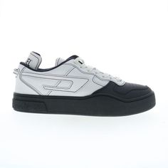 Model Name: S-Ukiyo Low X Model Number: Y02962-Pr013-H1527 Material: Leather Color: White Black Condition: New With Box Width: Medium (D, M) Diesel Offers Trendy And Stylish Models That Look Great With Jeans. Diesel Provides A Great Look But Also Provides Comfort With A Rubber Sole Allowing For Everyday Use. When It Comes To Choosing An Outfit Diesels Are Always A Good Way To Go! Diesel Shoes, Sneaker Slippers, Comfortable Heels, Way To Go, Casual Boots, Mens Shoes Sneakers, Womens Slippers, Black Shoes, Womens Sneakers