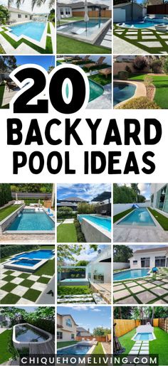 20 backyard pool ideas that are easy to do in the back yard or front yard