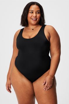 Scoop Tie Back Shaping One-Piece Swimsuit Fabletics black female Activewear >> Womens >> Swim >> One-Pieces plus Swim Removable Bra Cups Tie-back one-piece swimsuit. Female Activewear, Plus Swim, Black Swimsuit, Bra Cups, Tie Backs, Tie Back, Active Wear For Women, Womens Swim, One Piece Swimsuit