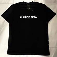 Men’s G-Star Raw Logo T-Shirt Price Is Firm At $45. Color: Black/White Condition: 10/10 New W Tags G Star Raw T Shirts, Star Shirt, G Star Raw, Logo T Shirt, Shirt Price, Tshirt Logo, Colorful Shirts, Tee Shirts, Mens Shirts