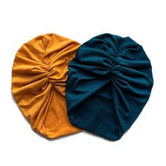 "Designed to have the look of a turban or headwrap with the ease of a hat. Comfy, lightweight and stretchy, this unique accessory is handmade with attention to detail. A stylish & functional hat to stay up out of the eyes and protect the ears. This listing is for ONE Classic Turban in THE COLOR(S) OF YOUR CHOICE. Add multiple sizes for matching or coordinating sets. Sizes (fit is always approximate) 0 - 6 months 6 - 12 months 12 months - 2 years 3 - 6 years Youth Adult S/M (fits best 20-21.5\") Baby Crochet Hats, Hats Ideas, Crochet Baby Cap, Cowl Poncho, Leather Scarf, Chemo Headwear, Baby Turban, Cap Patterns, Turban Headwrap