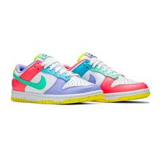 Nike Low Dunk Se Easter Candy Women’s 9.5 Very Gently Used Prior Great Condition Vibrant Colors! Laces Could Be Washed (Show Some Wear) No Purchase Box Nike Multicolor Skate Shoes For Streetwear, Nike Multicolor Custom Sneakers For Streetwear, Multicolor Skate Shoes With Rubber Sole For Spring, Multicolor Rubber Sole Skate Shoes For Spring, Multicolor Boost Midsole Skate Shoes For Streetwear, Multicolor Skate Shoes With Boost Midsole For Streetwear, Pink Low-top Custom Sneakers For Spring, Multicolor Sporty Sneakers, Sporty Multicolor Low-top Sneakers