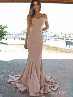 Off The Shoulder Mermaid Prom Dresses Sweep Train Sheath Dresses ARD2308-SheerGirl Cheap Red Prom Dresses, Burgundy Homecoming Dresses, Sheath Dresses, Prom Dresses With Pockets, Mini Skater Dress, Prom Dresses Ball Gown, Prom Dresses Blue, Red Prom Dress, Formal Dresses Prom