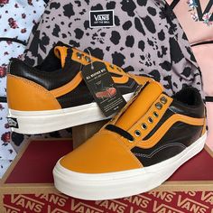 Vans Women’s Old Skool Mte (Mte) Apricot/Black Vn0a348f2nf Sneakers # All Weather Hiking Winter Weather Resistant Exterior. Weather - Warm Lining Weather Resistant Exteriors Heat Retention Layer Between Outsole And Sockliner Vans. "Off The Wall" All Weather Mte - Mte 360 Cool Moisture Escapes Mte 360 Heat Retained Vans Rubber Outsole Heat Retention Layer Style Meets Function. Mte 360 Is Built For Better Heat Retention And Maintaining Moisture Management Around Your Toes. Sporty Yellow Sneakers, Yellow Sneakers With Round Toe For Fall, Yellow Low-top Fall Sneakers, Yellow Low-top Sneakers For Fall, Yellow Fall Sneakers With Round Toe, Fall Yellow Low-top Sneakers, Yellow Casual Sneakers With Rubber Toe Cap, Casual Yellow Sneakers With Rubber Toe Cap, Sporty Vans Sneakers For Fall