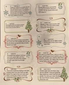 the instructions for christmas tree decorations