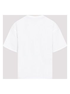 Hey there. This is the perfect cotton t-shirt for when you want to keep it simple and stylish. It's like wearing a cloud, but more fashionable. Made just for those relaxed weekend vibes. 100% soft and breathable cotton Made in Italy Classic ribbed collar for that timeless look Easy to pair with anything in your wardrobe | Bottega Veneta Women's Cotton Crew-Neck T-Shirt in White | Size XS | 753811V39G0 Color 9090 Modern White Cotton T-shirt, Plain White Cotton T-shirt, White Boxy Cotton T-shirt, Unisex White Organic Cotton T-shirt, Technical Stretch White T-shirt, Cotton Bag, Bottega Veneta, Neck T Shirt, Cotton Tshirt