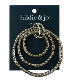 Adorn your necklace with this lovely hildie & jo Open Circles Pendant - Silver The pendant consists of three silver open circles in varying sizes that are set within each other These circles have a black dot design on it They are linked together at the top with two small silver rings Add it to a chain for an eye - catching effect Brand: hildie & jo Small Silver Rings, Pendant Shade, Jewelry Charms Pendants, Jewelry Charms, Jewelry Making Charms, Dots Design, Joanns Fabric And Crafts, Black Dots, Circle Pendant