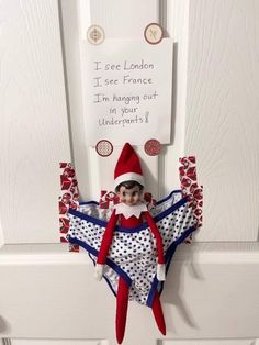 Ideas For Elves On The Shelf, Easy Elf Pranks, Elf We're Back Ideas, Funny Ways To Hide Your Elf, Funny Places To Hide Your Elf, Funny Elfs, Elf On The Shelf Pet Ideas, Elf Things