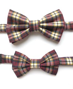 The father son matching bow tie gift set. It consists of a men’s bow tie and a child’s bow tie, each handmade using tartan wool and gift boxed. Ideal Christmas gift, or Father’s Day. Made in the UK and shipped worldwide. Kids Bow Ties, Tie Gifts, Christmas Gifts For Him, Father Son, Mens Bow Ties, Unique Christmas Gifts, The Father, Rose Print, Father And Son