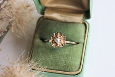 He's down on one knee & you open the box to find…. a hand carved treasure complete with a pearl nestled in the center. 💍 Elegant Flower Jewelry For Proposal, Elegant Flower Shaped Ring With Rose Cut Diamonds, Elegant Flower Ring With Rose Cut Diamonds, Gold Flower-shaped Pearl Ring For Wedding, Gold Flower Ring For Proposal, Elegant Gold Flower Ring For Proposal, Heirloom Rose Gold Pearl Ring Gift, Elegant Petal Shaped Flower Ring As Gift, Elegant Petal Flower Ring Gift