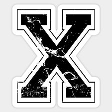 the letter k is made up of black and white letters with grungy paint