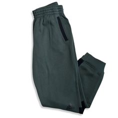 Adidas Sweatpants. Men’s Size Xl Sweatpants With Side Pockets And Elastic Drawstring Waist. Length 41”, Inseam 31”, Waist 17” Across. Black And Utiivy (Green/Gray). Black Adidas Stretch Sweatpants, Green Sportswear Sweatpants, Green Urban Cotton Sweatpants, Adidas Black Cotton Sweatpants, Adidas Sweatpants Boy, Adidas Sweatpants, Men's Sweatpants, Adidas Pants, Black Adidas