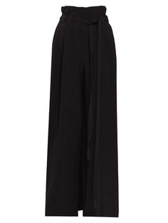 The Amorusso Pants are a high-rise, wide leg trousers, crafted from a cotton blend. The pants offer a flattering fit around the waist and hips. They come with a long detachable waist belt. Leg Women, Women Trousers, Office Wear, Wide Leg Trousers, Waist Belt, Trousers Women, Suits For Women, Wide Leg, High Rise