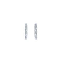 Introducing the Gabriel & Co. French Pave Thin Diamond Hoop Earrings - a stunning pair featuring 10mm hoops adorned with 0.28 carats of round cut pave set diamonds for a luxurious touch of sparkle. Perfect for completing any sophisticated look with ease. Available in 14K or 18K white, rose or yellow gold Includes earring box Includes jewelry appraisal Ships fully insured to point of delivery Gabriel Jewelry, Earring Box, Jewelry Appraisal, Diamond Hoop Earrings, White Rose, Types Of Metal, Round Cut, Hoop Earrings, Diamonds