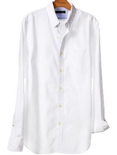 Soft-wash slim fit chest pocket shirt | Banana Republic Classic Wrinkle-resistant Shirt For Spring, Classic Wrinkle-resistant Business Casual Tops, Classic Wrinkle-resistant Tops For Business Casual, Classic Slim Fit Wrinkle-resistant Tops, Classic Formal Tops With Pockets, Casual Business Shirt With Wrinkle-resistant Fabric, Casual Business Shirt, Wrinkle-resistant, Classic Collared Shirt, Wrinkle-resistant, Casual Wrinkle-resistant Shirt For Business Casual