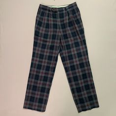 [DESCRIPTION] Please read the description first before buy my items‼️‼️‼️ Vintage Grand Slam Munsingwear Checker Pants All in good condition [MATERIAL] Cutton [MEASUREMENT] Measurement ( WHEN LAID FLAT ): Waist: 30 inch (recommended) Insean: 29 inch Length: 40 inch Front Rise: 11 inch Thigh: 22 inch Opening Leg: 18 inch [CONDITION] - All in good condition  - No hole no stain [PAYMENT & NOTICE] - We accept PayPal ONLY - No return/refund - All items will be post over shipping company counter withi Casual Full-length Plaid Pants, Classic Plaid Cotton Bottoms, Casual Plaid Pants With Welt Pockets, Classic Plaid Bottoms With Pockets, Casual Plaid Bottoms With Welt Pockets, Checker Pants, Checkered Pants, Grand Slam, Mens Jeans