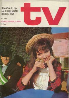 a magazine cover with a woman eating food