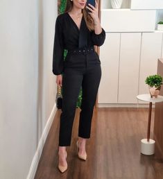 Outfit Semi Formal Mujer, Outfit Ideas Semi Formal, Outfit Formal Mujer Juvenil, Black Stylish Outfits, Work Oufit, Semi Formal Mujer, Outfit Formal Mujer, Outfits Juvenil, Outfit Elegantes