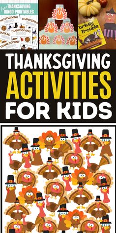 Collage of DIY Thanksgiving activities for kids, including coloring pages, free printables, games, and more. Summer Holidays Kids, Fun Thanksgiving Games, Thanksgiving Activities Preschool, Thanksgiving Kids Table, Thanksgiving Games For Kids, Free Thanksgiving Printables, Holiday Activities For Kids, Kids Thanksgiving