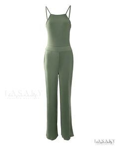 Lasaky - Cut-out wide leg jumpsuit with halter pocket Senior Jeans, Overall Pants, Pants Jumpsuit, Halter Jumpsuit, Jumpsuit Pattern, Jumpsuit Summer, Women Halter, Summer Pants, Wide Leg Jumpsuit