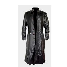 Handmade Stylish Coat Made from Top Quality Supple Leather. One of our most exclusive Steampunk /Goth /Van Helsing Style Inspired pieces in our collection. All time classic Steampunk / Gothic Coat in the Van Helsing Style! These elegant coats are not pre-made. They are hand-made, with great attention to detail to Guarantee It's Distinctive Look. If looked after correctly, it can last for Decades Natural Leather is Breathable so you won't feel Sticky and Suffocated. This is a Luxury item at a Roc Classic Steampunk, Leather Duster, Steampunk Coat, Gothic Coat, Steampunk Goth, Van Helsing, Black Trench Coat, Men's Trench Coat, Long Leather Coat