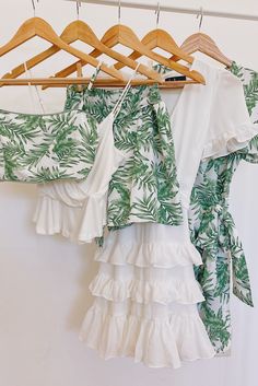 Lulus Exclusive! Have your vacation dreams become reality with Lulus cute leaf print edit. Lightweight woven fabric boasts a green leaf print throughout and shapes flirty silhouettes. Mix and match and pack a white dress for your next destination. #lovelulus Mushroom Storage, What To Wear On Vacation, Dresses Vacation, Dreams Become Reality, Cute Vacation Outfits, Resort Wear For Women, Green Leaf Print, Woman Clothes, Clothes Style